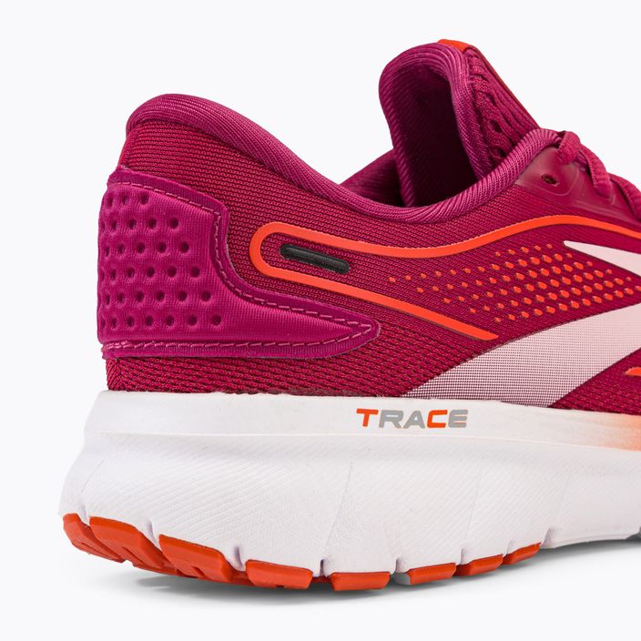 Brooks Trace 2 moteriški bėgimo bateliai sangria/red/pink 9