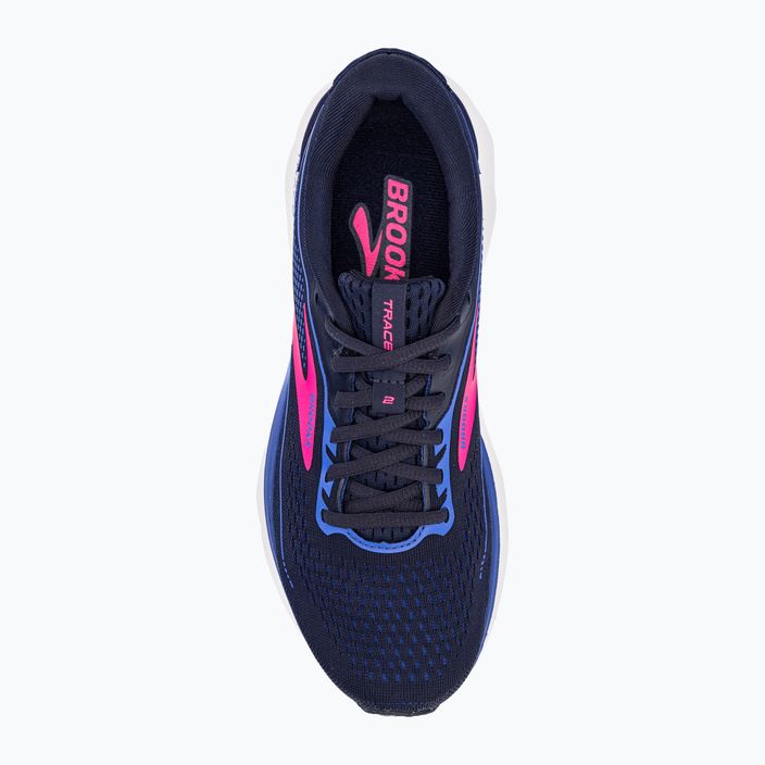 Brooks Trace 2 moteriški bėgimo bateliai Peacoat/blue/pink 7