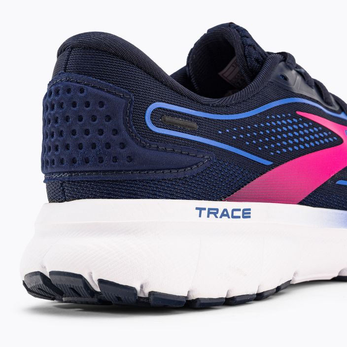 Brooks Trace 2 moteriški bėgimo bateliai Peacoat/blue/pink 10