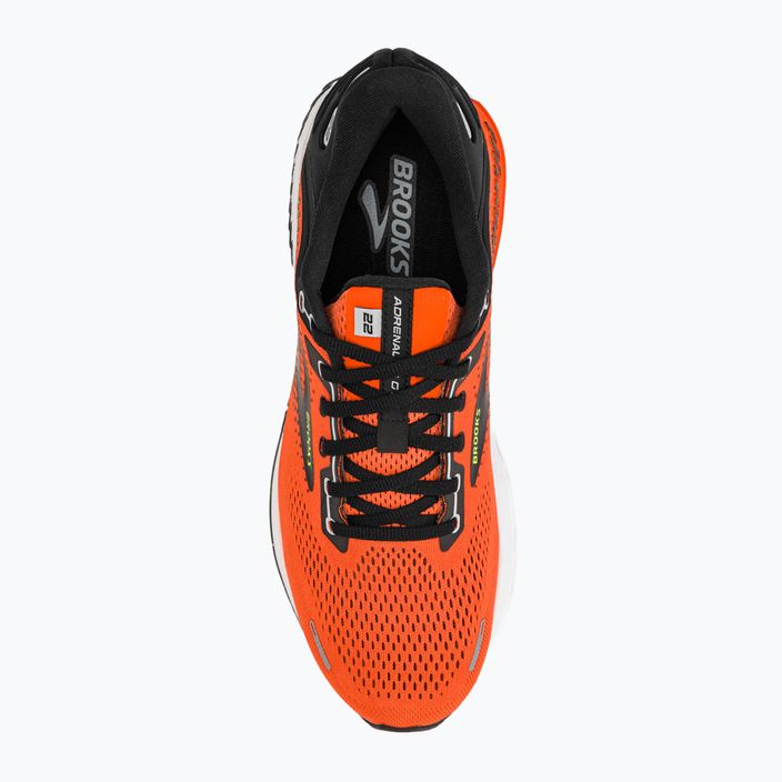Brooks Adrenaline GTS 22 orange/black/white vyriški bėgimo bateliai 6