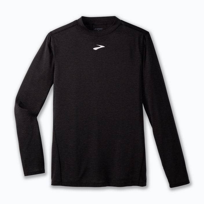 Vyriški bėgimo marškinėliai ilgomis rankovėmis Brooks High Point black 6
