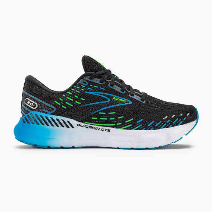 Vyriški bėgimo batai Brooks Glycerin GTS 20 black/hawaiian ocean/green 2