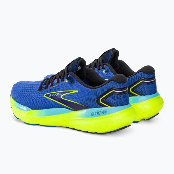 Vyriški bėgimo bateliai Brooks Glycerin 21 blue/nightlife/black 3