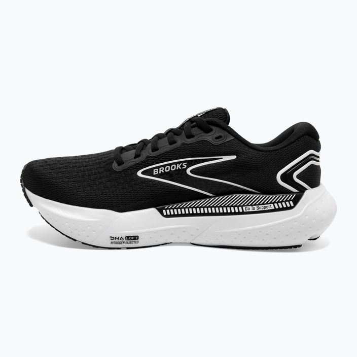 Vyriški bėgimo bateliai Brooks Glycerin GTS 21 black/grey/white 5