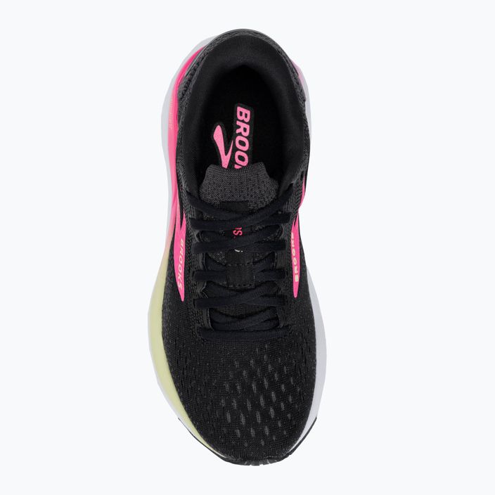 Moteriški bėgimo bateliai Brooks Ghost 16 black/pink/yellow 5