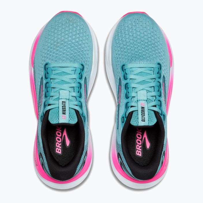 Moteriški bėgimo bateliai Brooks Glycerin 21 moroccan blue/aqua/pink 7