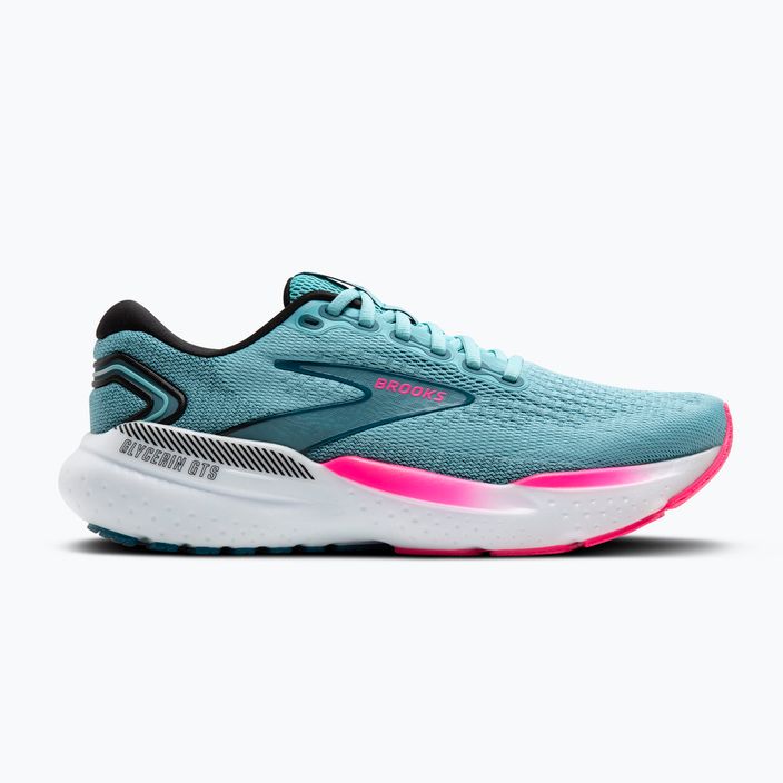 Moteriški bėgimo bateliai Brooks Glycerin GTS 21 moroccan blue/aqua/pink 9