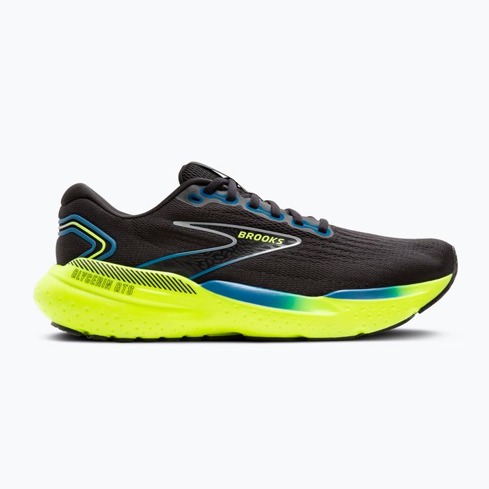 Vyriški bėgimo bateliai Brooks Glycerin GTS 21 black/blue/nightlife 9