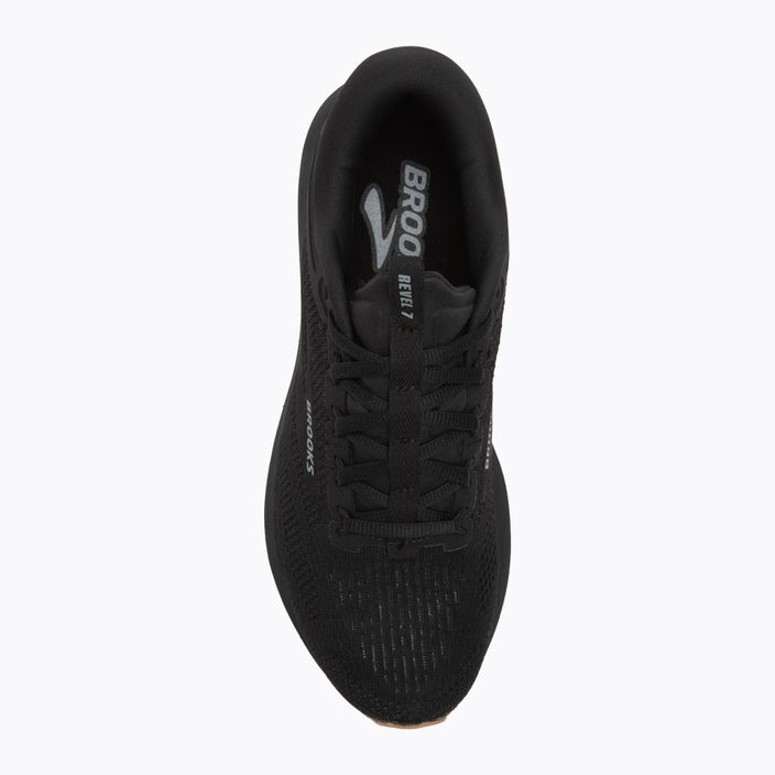 Vyriški bėgimo bateliai Brooks Revel 7 black/black 5