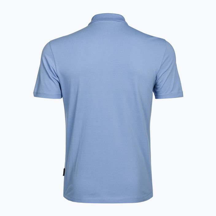 Vyriški polo marškinėliai Napapijri Ealis blue flower 2