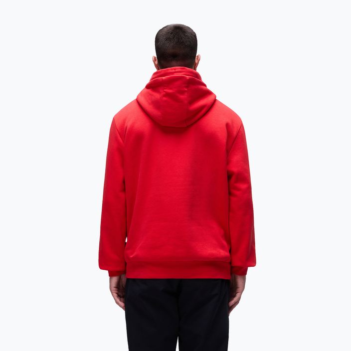 Vyriškas džemperis Napapijri Burgee Half Zip Hooded 2.0 red goji 3