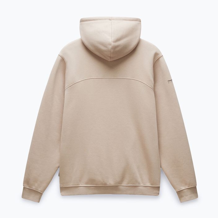 Vyriškas džemperis Napapijri B-Badge Half Zip Hooded beige rocky 6