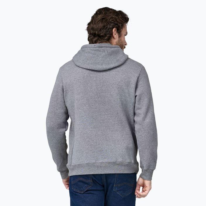 Patagonia Fitz Roy Icon Uprisal Hoody gravel heather džemperis 2