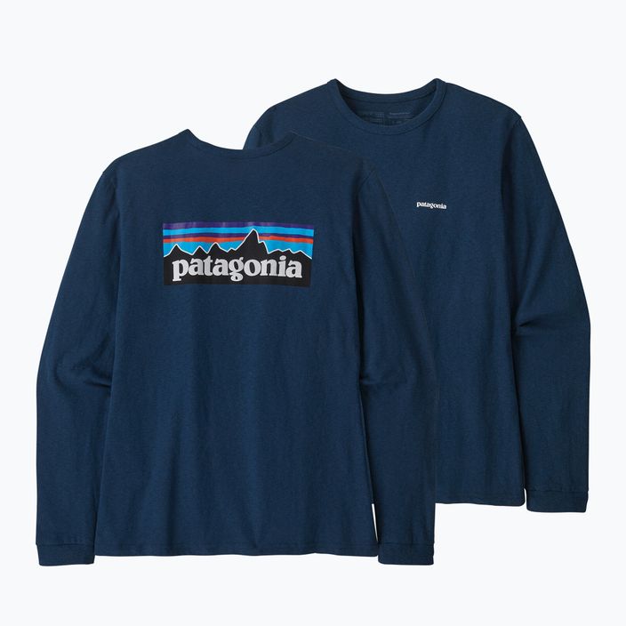 Moteriški trekingo marškinėliai Patagonia P-6 Logo Responsibili-Tee LS tidepool blue 7