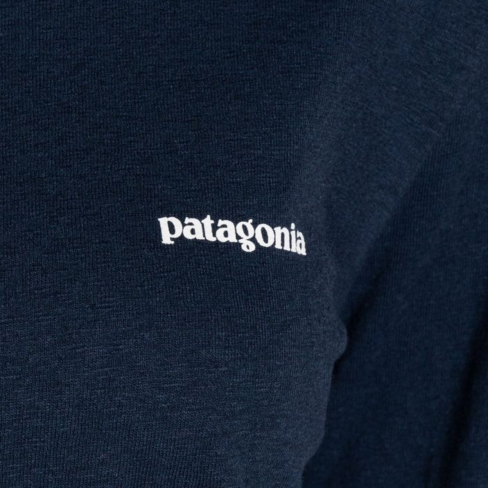 Moteriški trekingo marškinėliai Patagonia P-6 Logo Responsibili-Tee LS tidepool blue 5