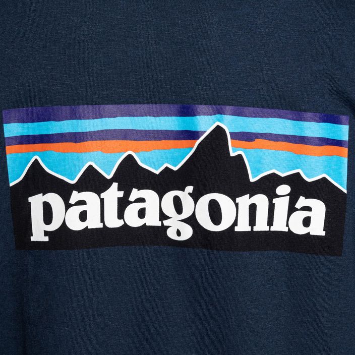 Moteriški trekingo marškinėliai Patagonia P-6 Logo Responsibili-Tee LS tidepool blue 6