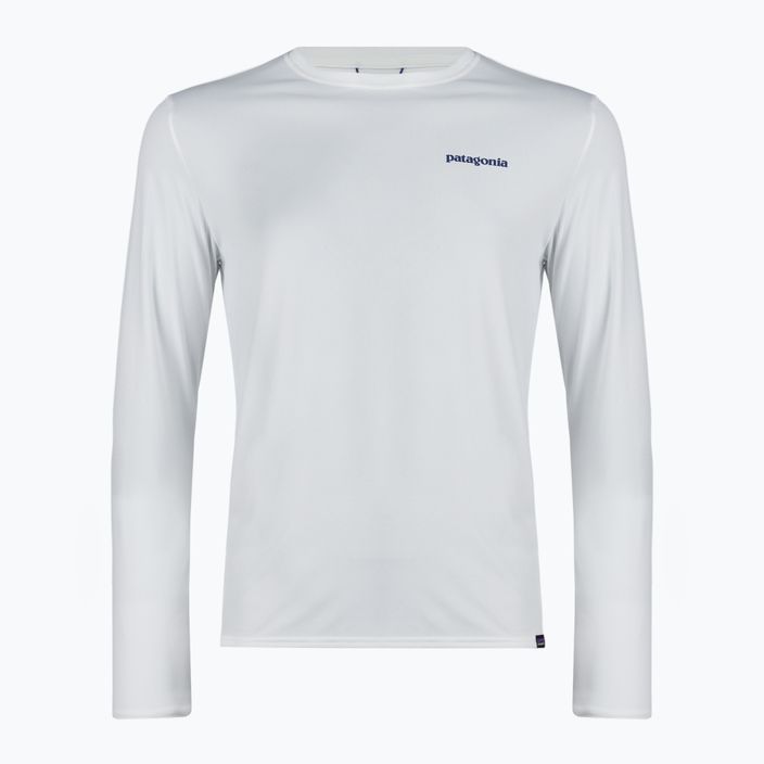 Vyriški marškinėliai Patagonia Cap Cool Daily Graphic Shirt-Waters LS boardshort logo/white trekking longsleeve 3