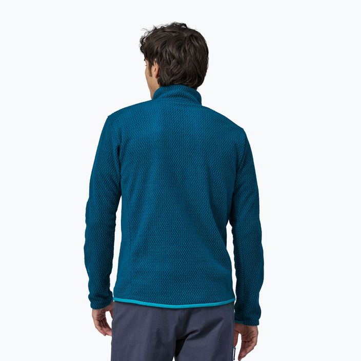 Vyriškas šiltas džemperis Patagonia R1 Air Zip Neck lagom blue 2