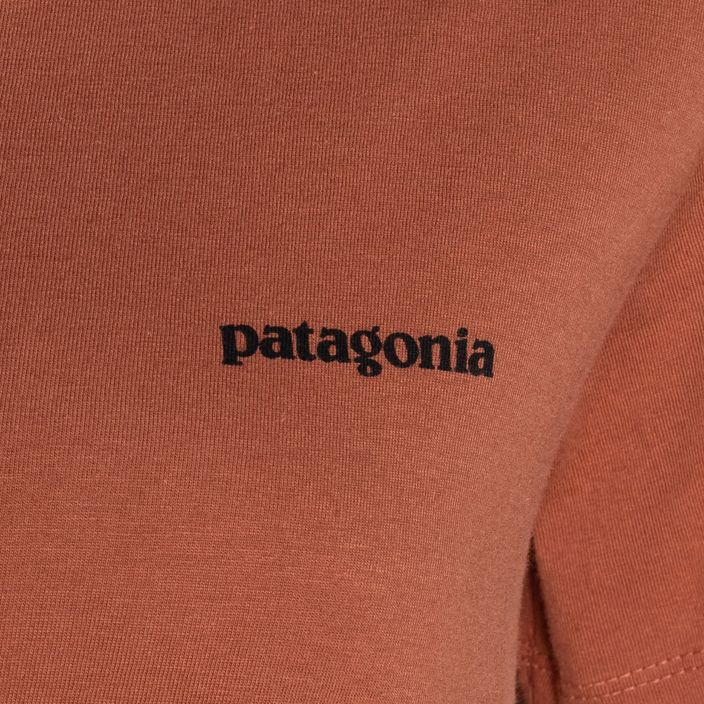 Moteriški trekingo marškinėliai Patagonia P-6 Mission Organic burl red 5