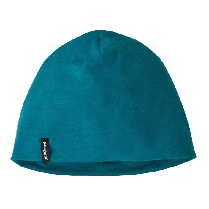 Žieminė kepurė Patagonia Overlook Merino Wool Liner Beanie belay blue 2