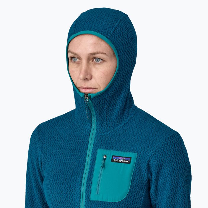 Moteriškas žygio džemperis Patagonia R1 Air Full-Zip lagom blue 4