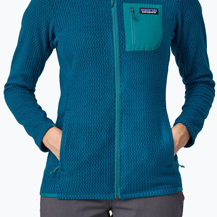 Moteriškas žygio džemperis Patagonia R1 Air Full-Zip lagom blue 6