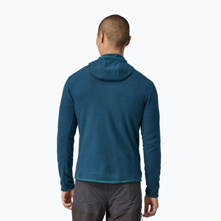 Vyriškas šiltas džemperis Patagonia R1 Air Full-Zip lagom blue 2
