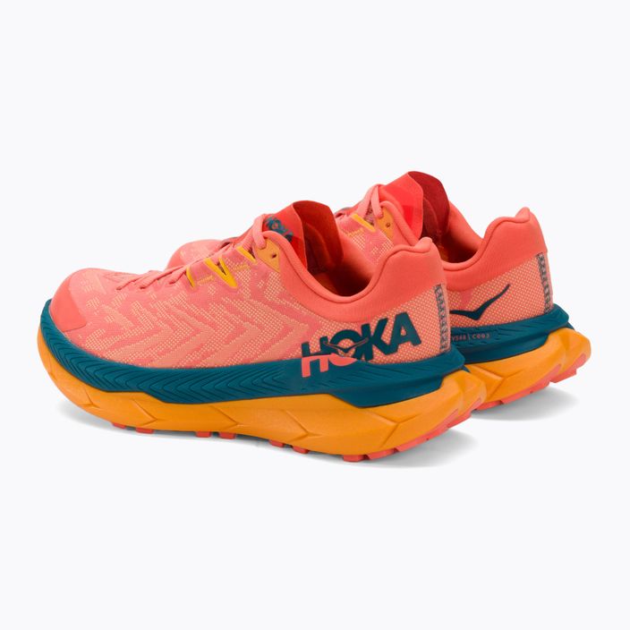 Moteriški bėgimo bateliai HOKA Tecton X camellia/blue coral 3