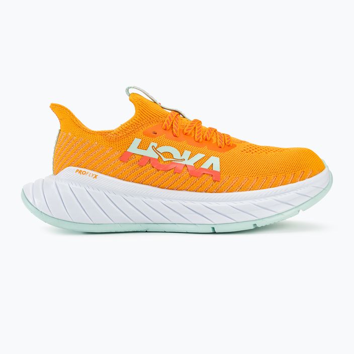 Moteriški bėgimo batai HOKA Carbon X 3 radiant yellow/camellia 2