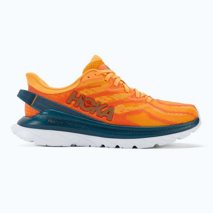 Vyriški bėgimo bateliai HOKA Mach Supersonic radiant yellow/camellia 2