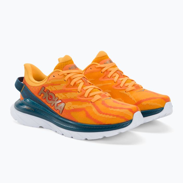 Vyriški bėgimo bateliai HOKA Mach Supersonic radiant yellow/camellia 4