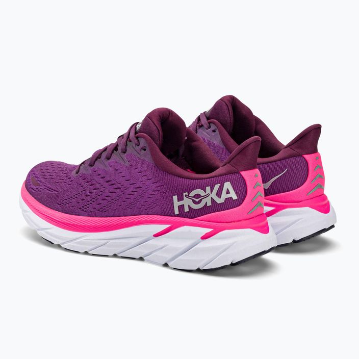 Moteriški bėgimo bateliai HOKA Clifton 8 purple 1119394-GWBY 3