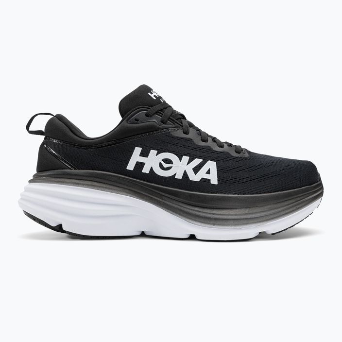 Vyriški bėgimo bateliai HOKA Bondi 8 black/white 2