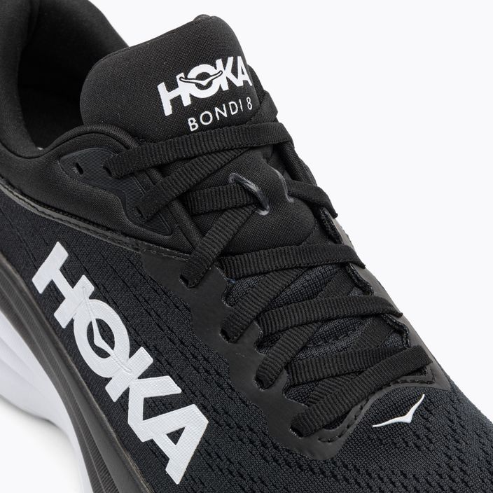 Vyriški bėgimo bateliai HOKA Bondi 8 black/white 8