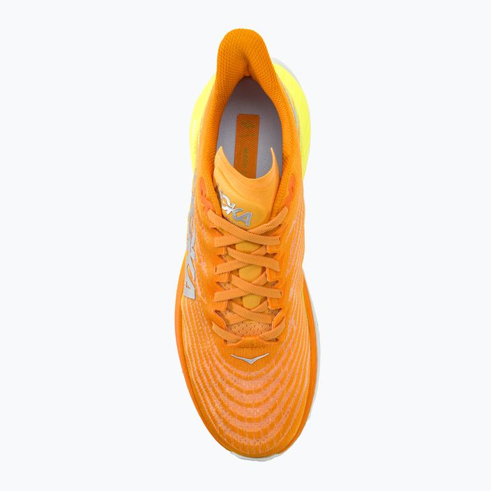 Vyriški bėgimo bateliai HOKA Mach 5 radiant yellow orange 6