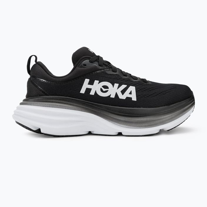 Moteriški bėgimo bateliai HOKA Bondi 8 black/white 2