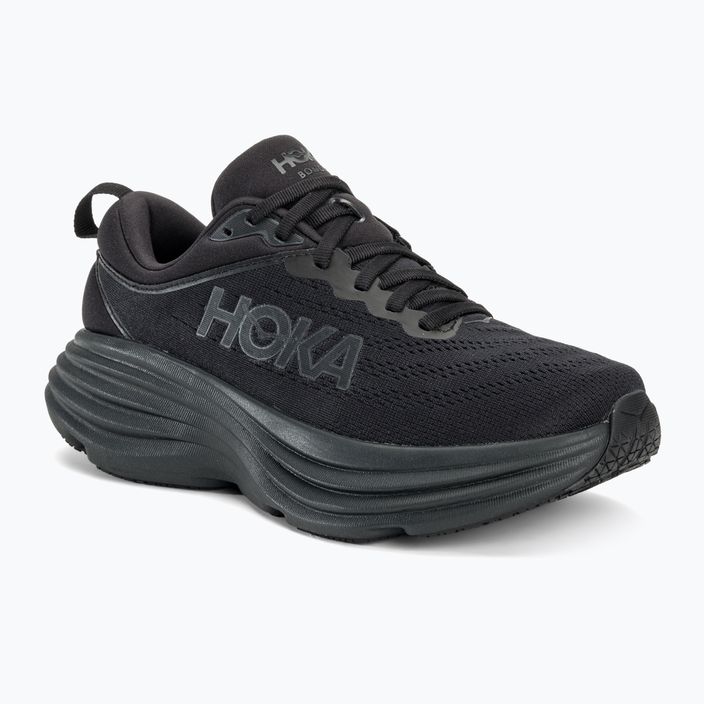 Moteriški bėgimo batai HOKA Bondi 8 Wide black/black