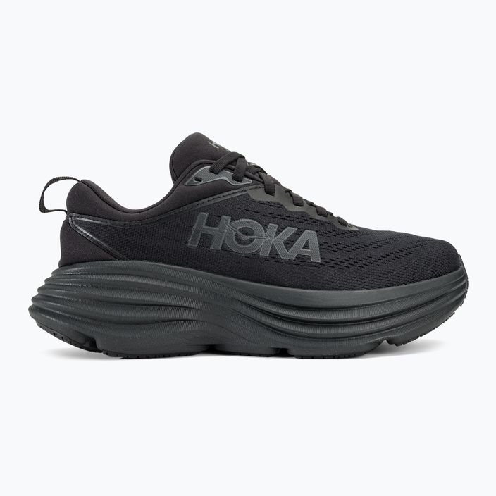 Moteriški bėgimo batai HOKA Bondi 8 Wide black/black 2