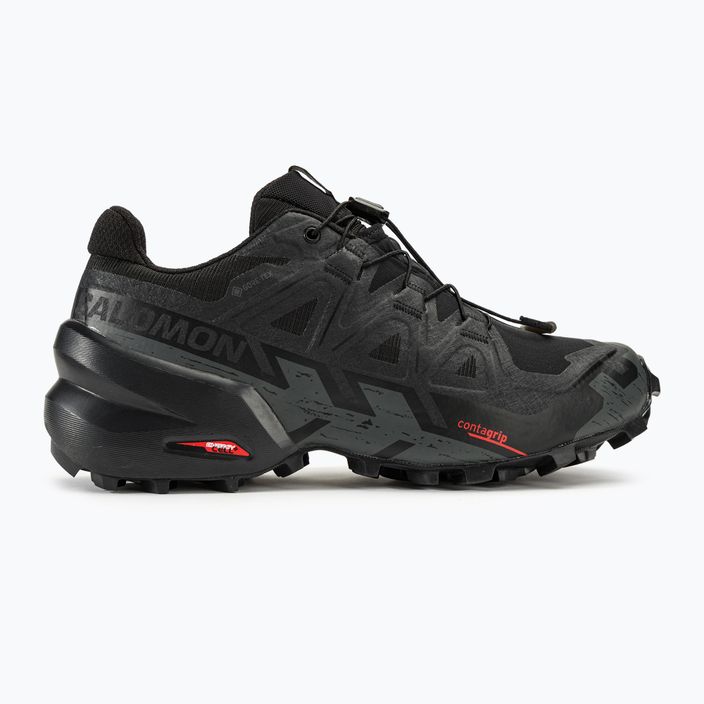 Moteriški bėgimo batai Salomon Speedcross 6 GTX black/black/phan 2