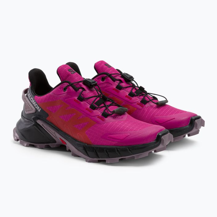 Moteriški bėgimo bateliai Salomon Supercross 4 pink L41737600 4