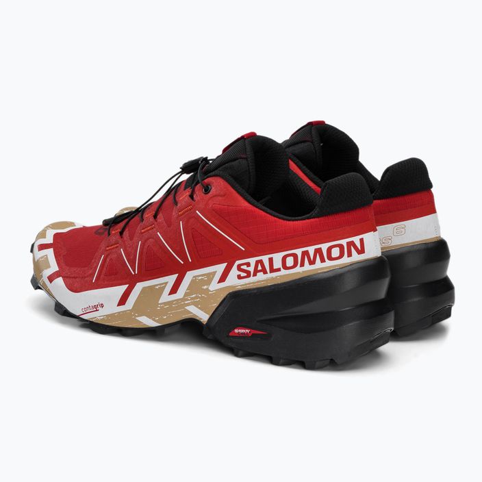 Salomon Speedrcross 6 vyriški bėgimo bateliai raudoni L41738200 6