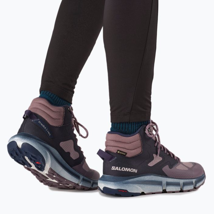 Salomon Predict Hike Mid GTX moteriški žygio batai violetinės spalvos L41737000 18