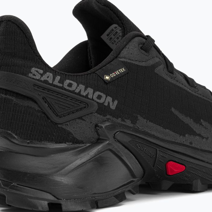Moteriški bėgimo bateliai Salomon Alphacross 4 GTX black/black 8