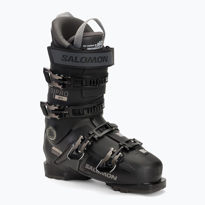 Vyriški slidinėjimo batai Salomon S Pro MV 100 black/titanium met./belle