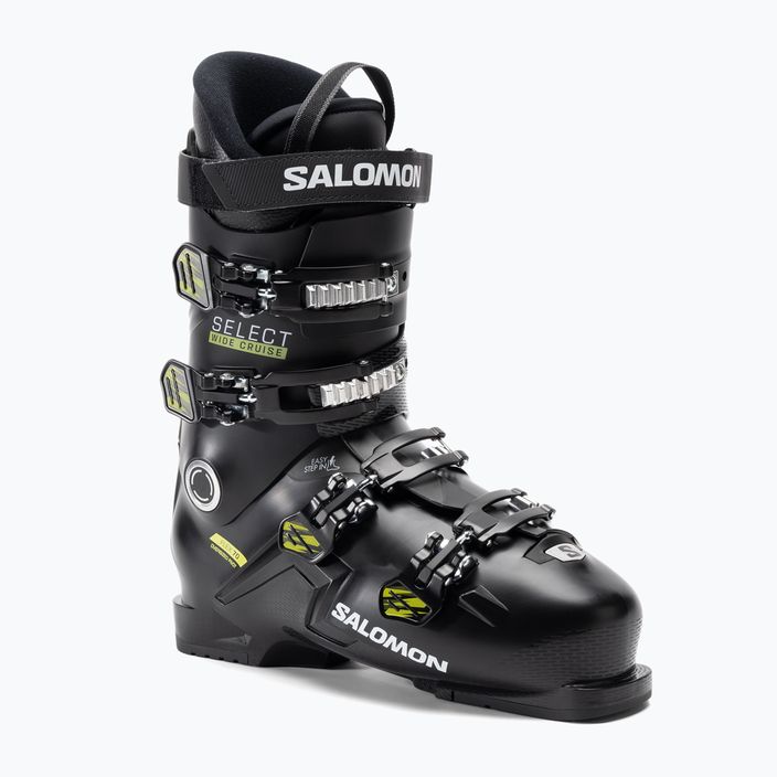 Vyriški slidinėjimo batai Salomon Select Wide Cruise 70 black/beluga/acid green