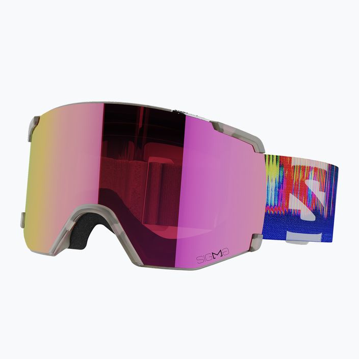 Salomon S View Sigma permatomi slidinėjimo akiniai frozen/poppy red 5