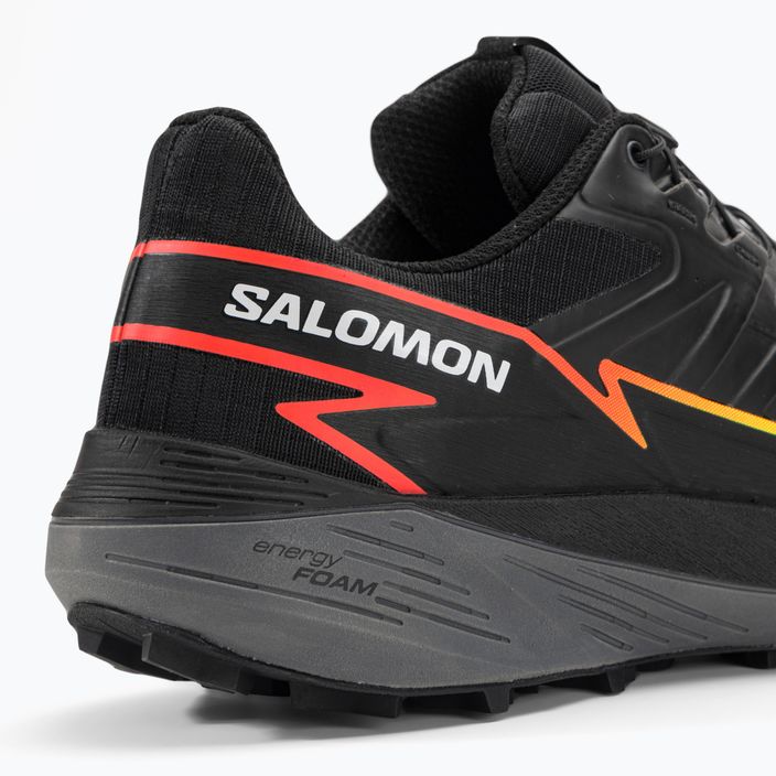 Salomon Thundercross vyriški bėgimo bateliai black/quiet shade/fiery coral 13