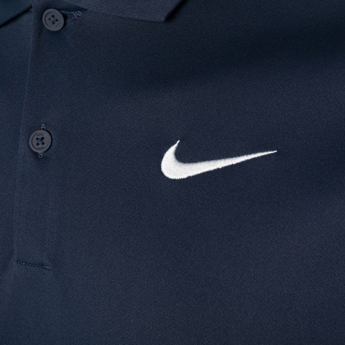 Vyriški teniso marškinėliai Nike Court Dri-Fit Polo Solid obsidian/white 3