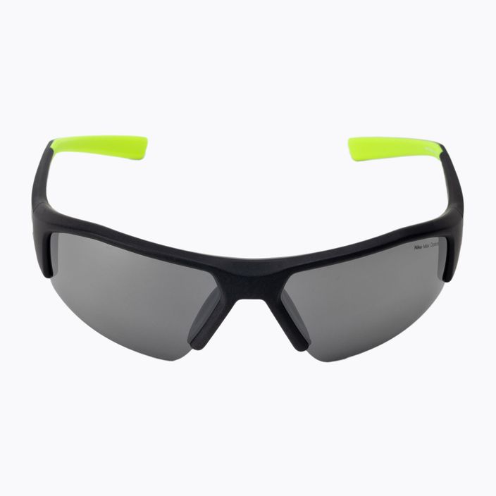 "Nike Skylon Ace 22" juodi/balti/pilki su sidabriniu blykčiojančiu lęšiu akiniai nuo saulės 3