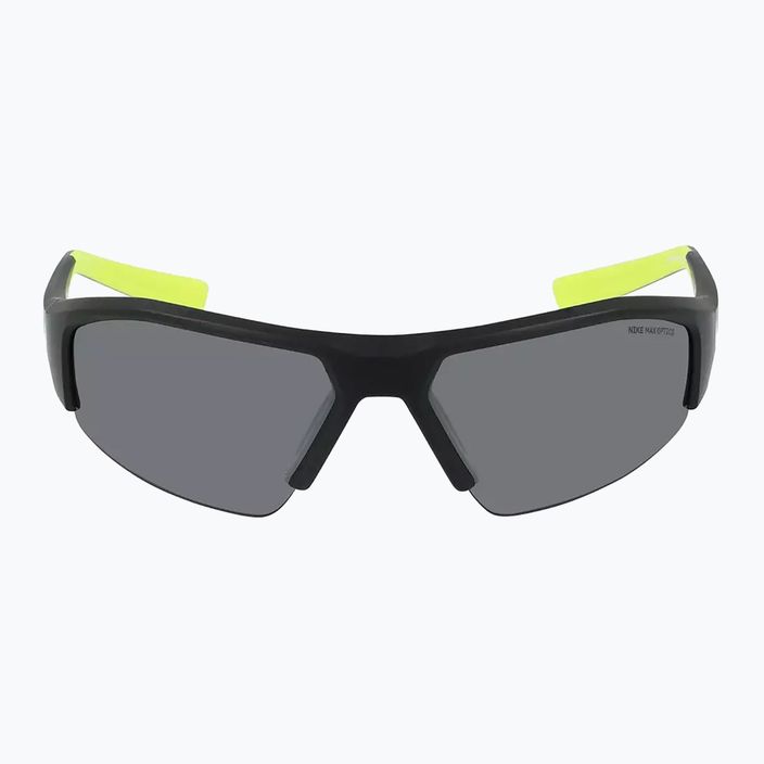 "Nike Skylon Ace 22" juodi/balti/pilki su sidabriniu blykčiojančiu lęšiu akiniai nuo saulės 8